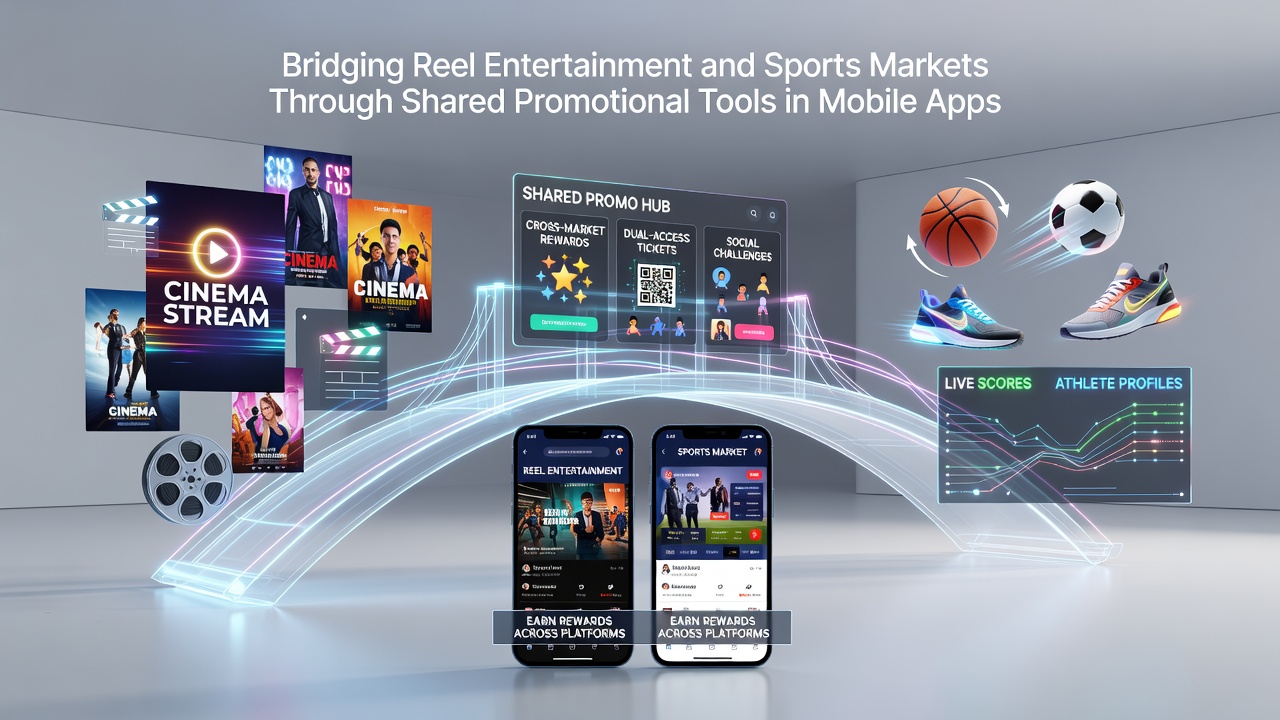 User engaging with promotional features linking slot games and sports betting sections within a mobile application