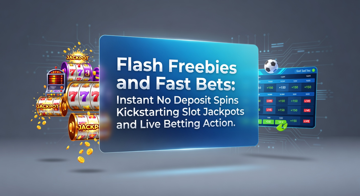 Vibrant graphic showing spinning slot reels exploding into jackpot lights alongside live betting interfaces with fast-paced odds updates